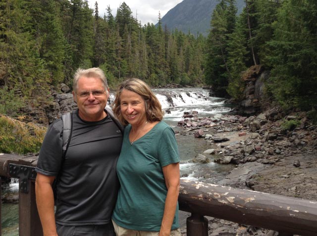 Ian & Ann At Glacier National Park