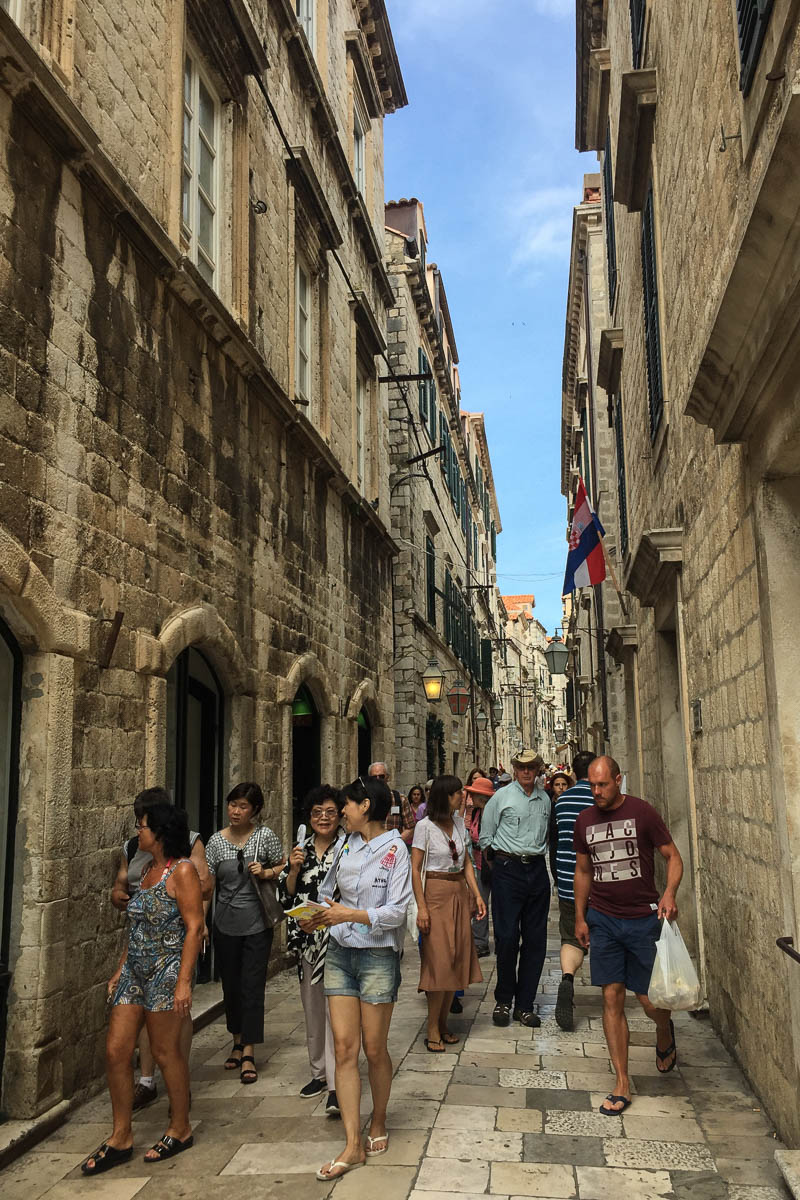 Crowded side street