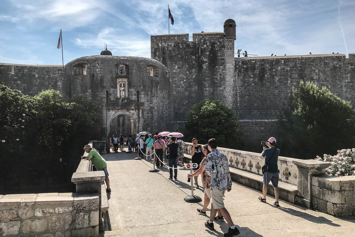 Piles Gate Dubrovnik Entrance to the walled city