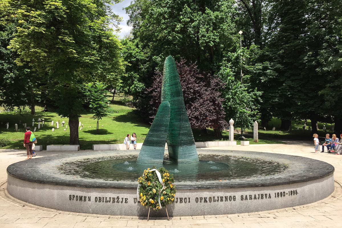 Memorial for the children killed during the war