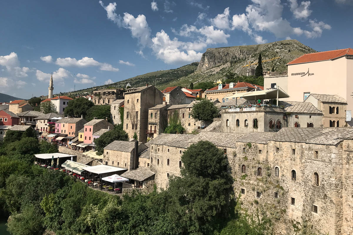 Closer view of Old from the bridge