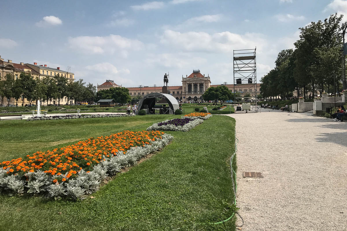 Part of the horseshoe park