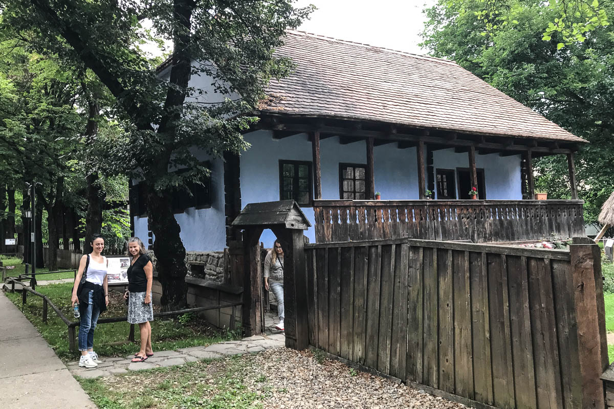 Ann and Frensis at the Village Museum