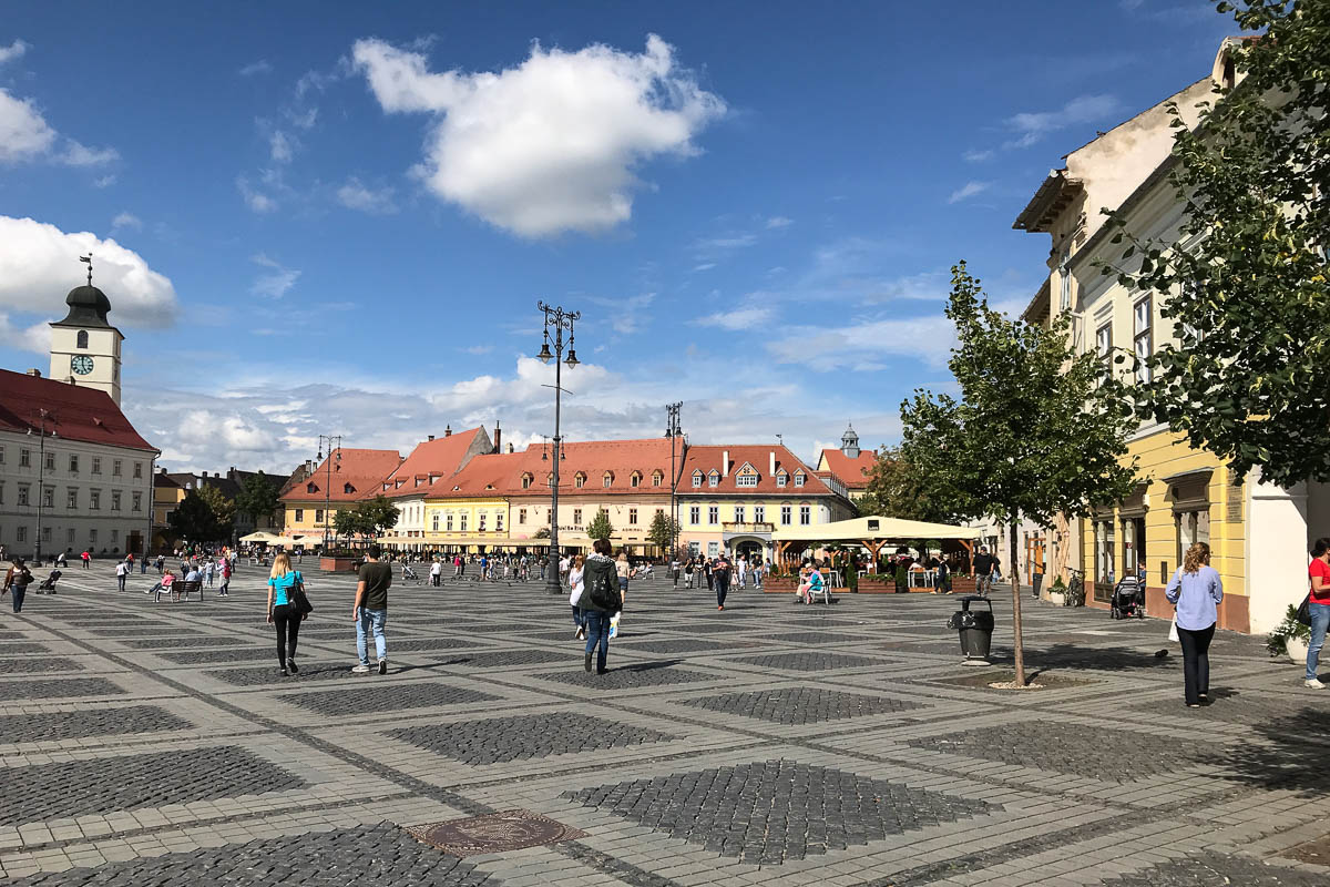 Sibiu's Piața Mare (Big Square) 
