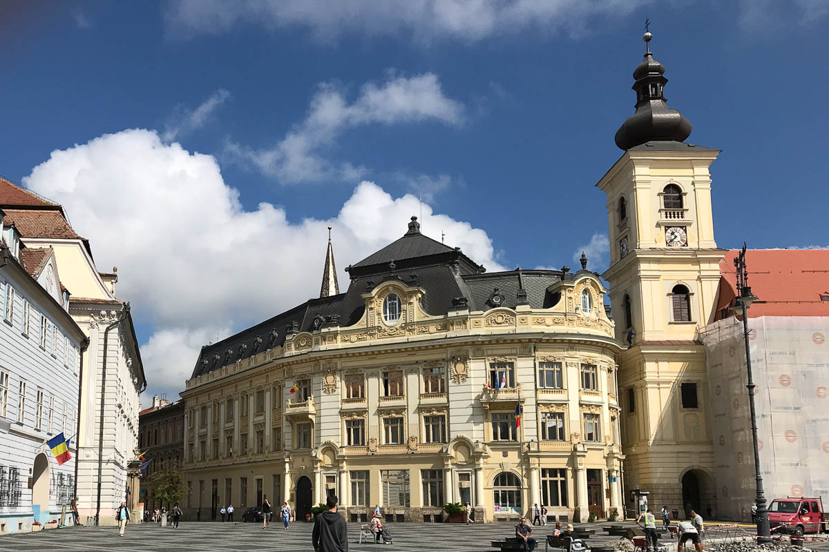 Sibiu city hall and tourist information office