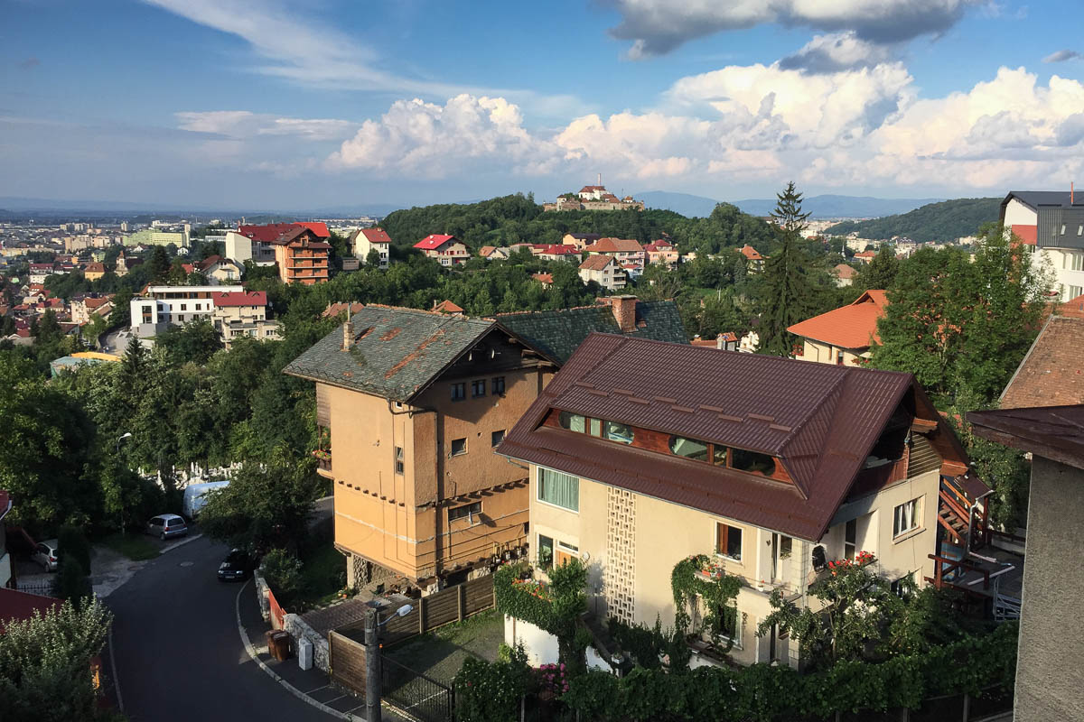 View from our Airbnb