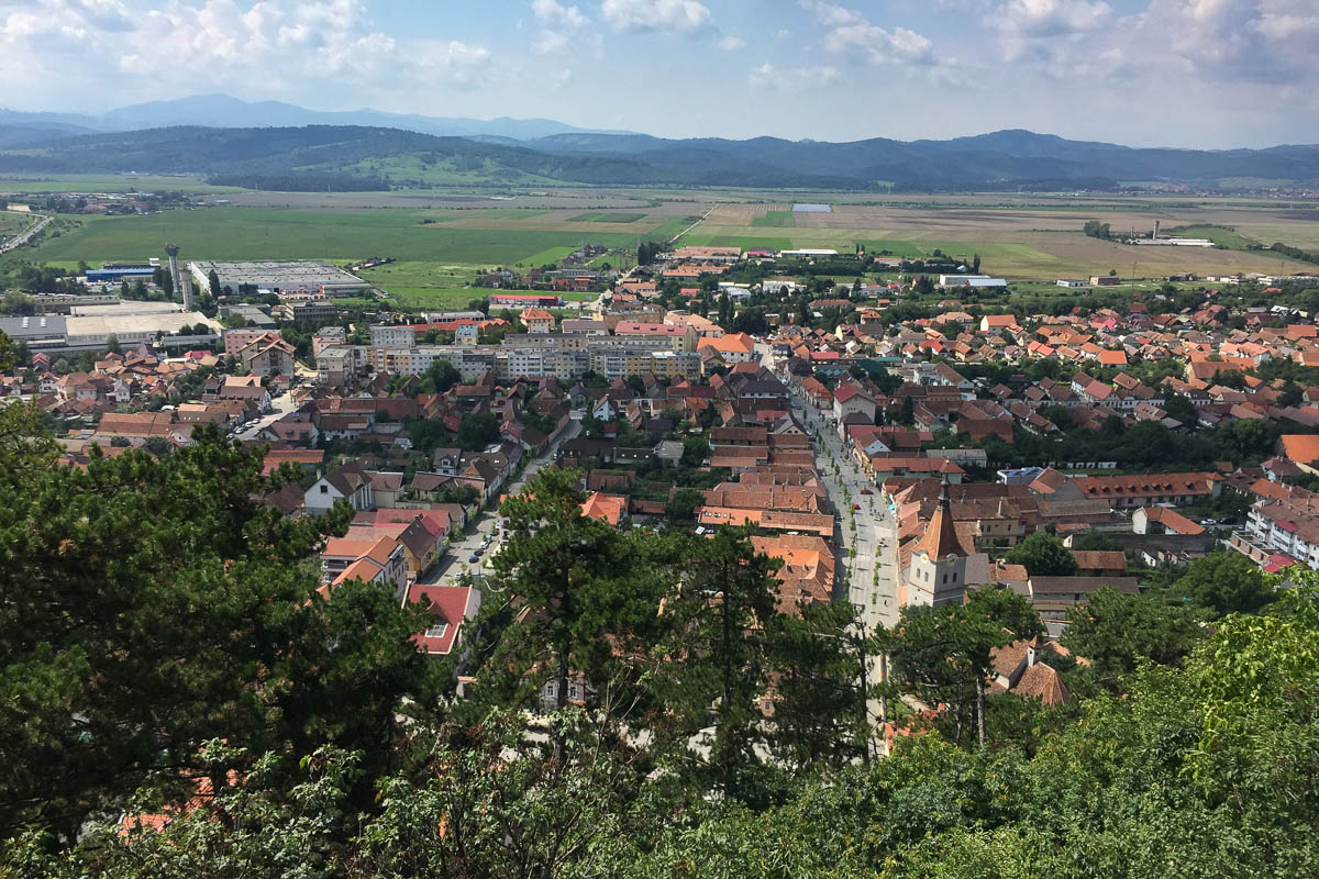 View from Rasnov CItadel 