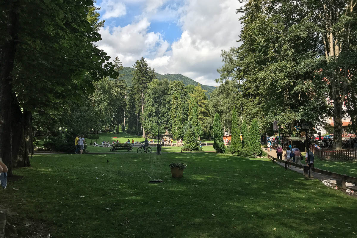 Sinaia's main park