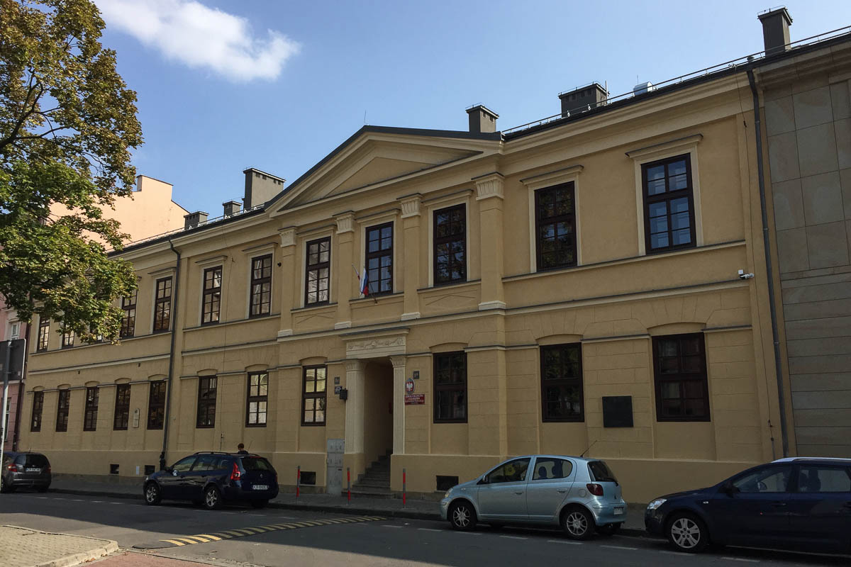 Building in the Jewish Ghetto that used to be a factory