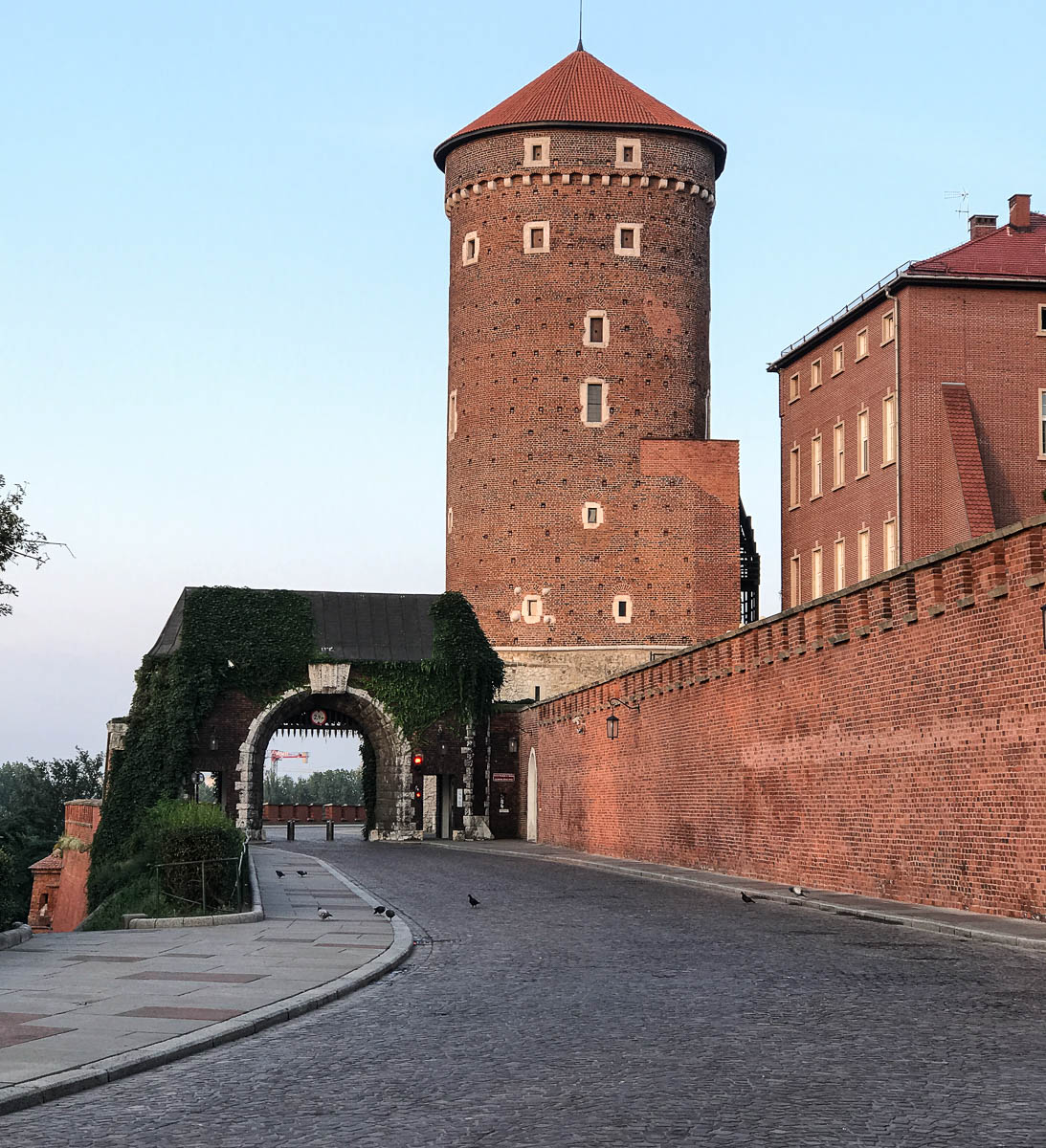 Other entrance into Wawel Hill