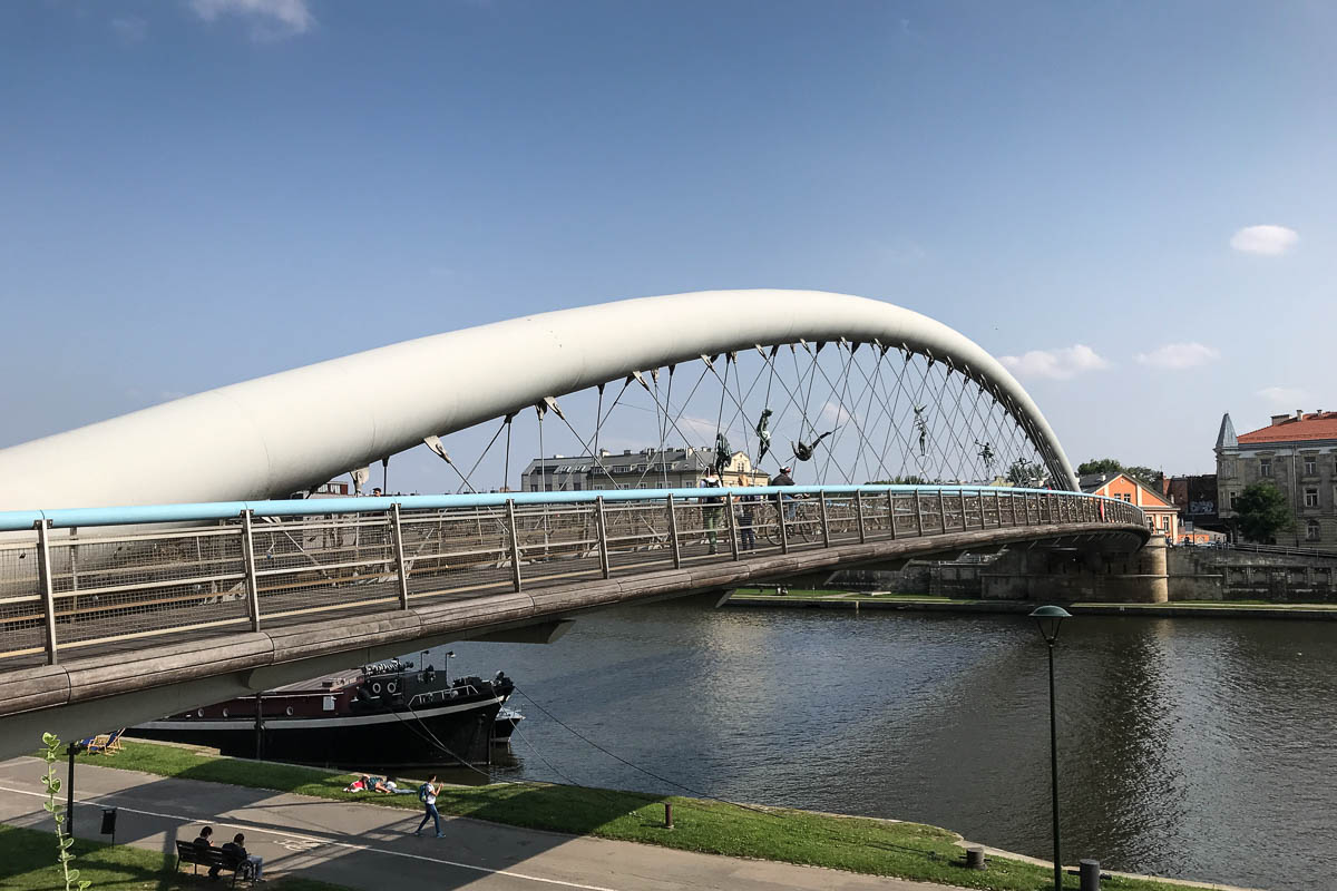 Bridge connecting Kazimierz to Podgorze