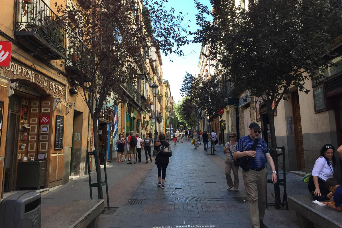 Street in Malasaña bario