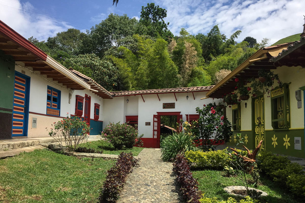 Entrance to the botanical gardens