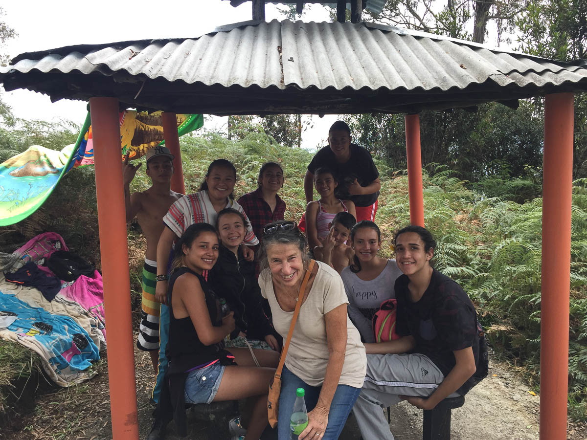 Group that we met enjoying a day in the country