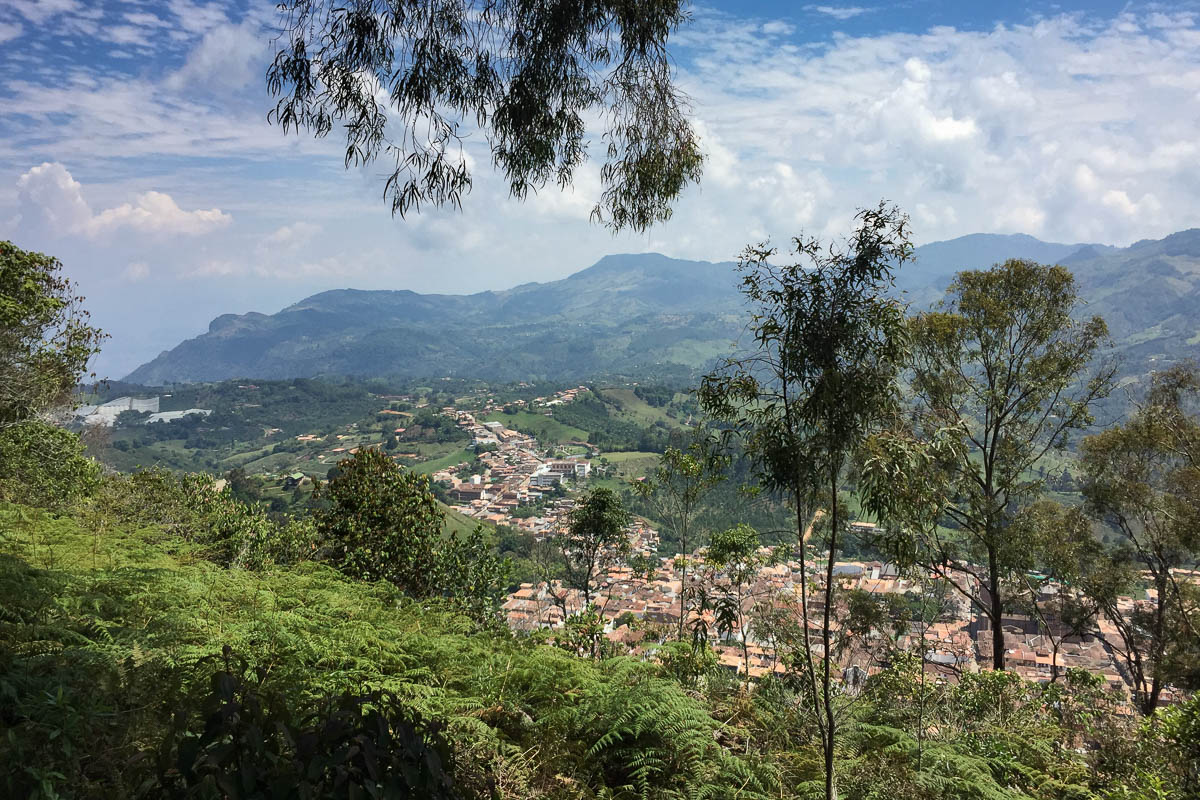 View from the top towards Jericho