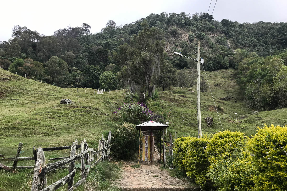 Entrrance to Cerro Las Nubes hike