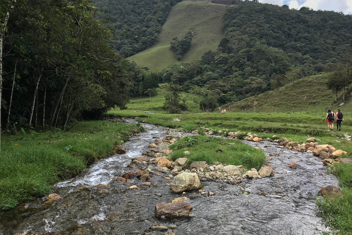 Medellin River near its source