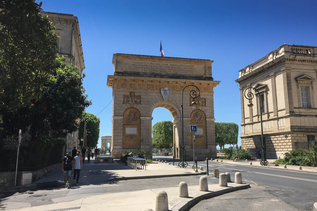 Montellier'e version of the Arc de Triomphe