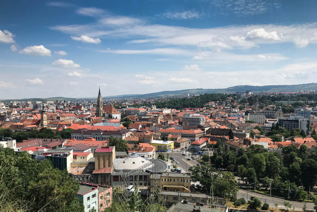 View from Cetatuia Hill