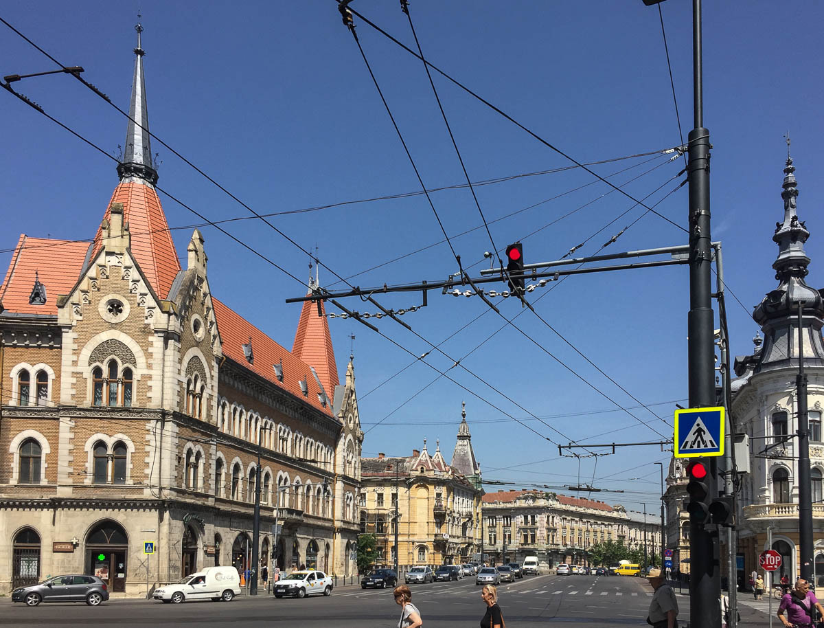 Main street in Cluj old town