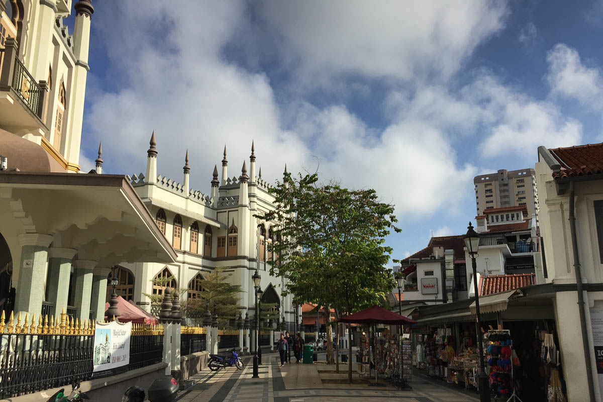 Kampong Glam neighborhood. Right behind our hotel