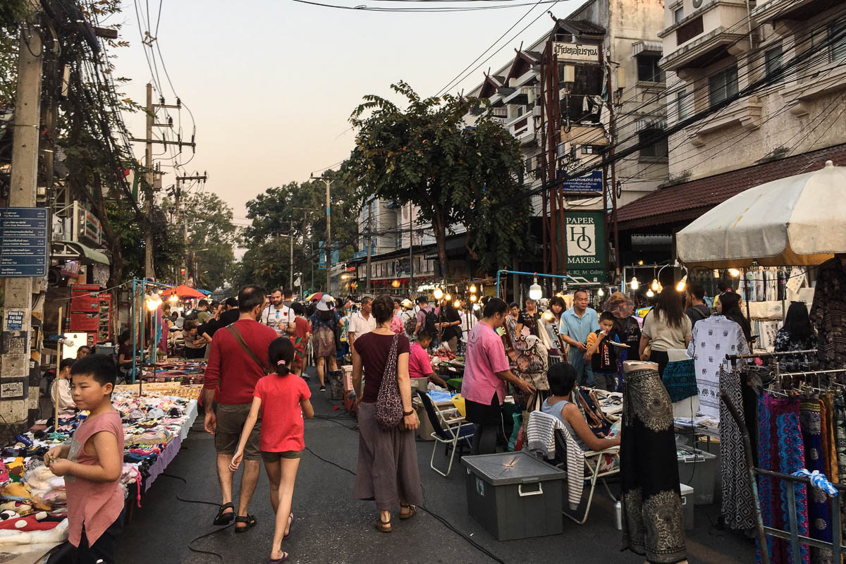 Sunday night market before it got busy