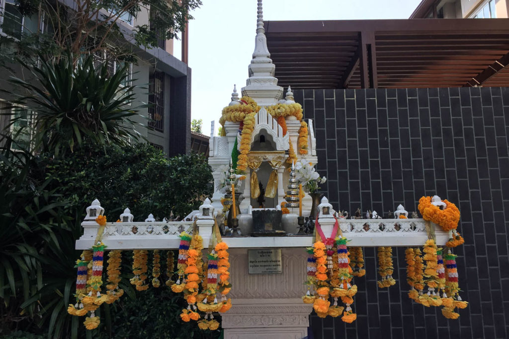 Shrine outside our second apartment