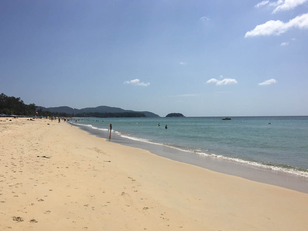 Karon Beach in the other direction