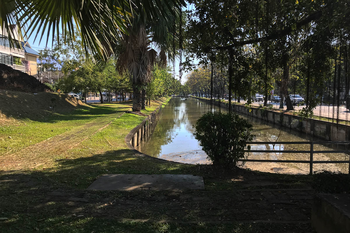 Moat around the old city