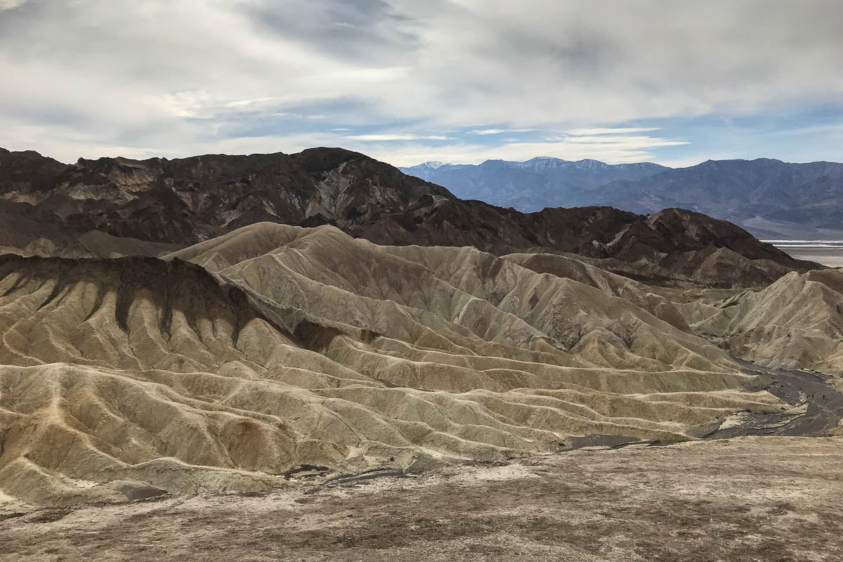 Zabriskie point in Death Valley National Park